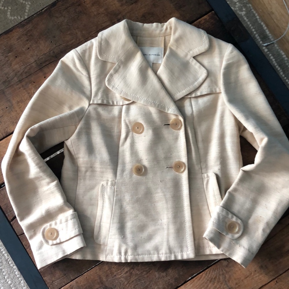 BANANA REPUBLIC swing pea coat